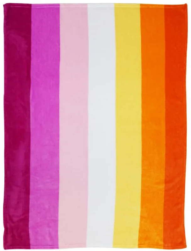 Lesbian Sunset Pride Super Plush Blanket 50X60 Soft Throw Blanket, Lgbt Lesbian Pride Blanket Lesbian Sunset Pride Super Plush Blanket 50X60 Soft Throw Blanket, Lgbt Lesbian Pride Blanket