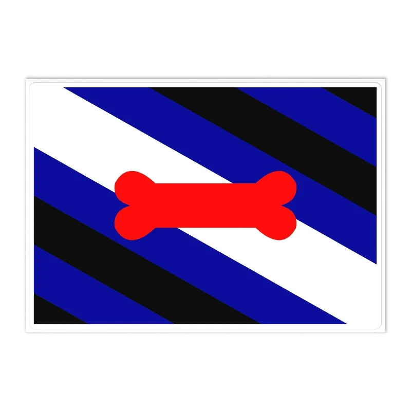 Puppy Play Pride Flag Sticker Large Sheet