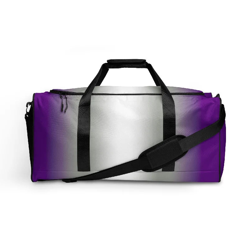Greysexual Pride Weekender Duffel Bag in Ombre