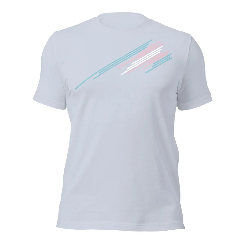 Graphic pride t-shirts with rainbow peace and love designs--Transgender Modern Queer T-Shirt Graphic pride t-shirts with rainbow peace and love designs--Transgender Modern Queer T-Shirt