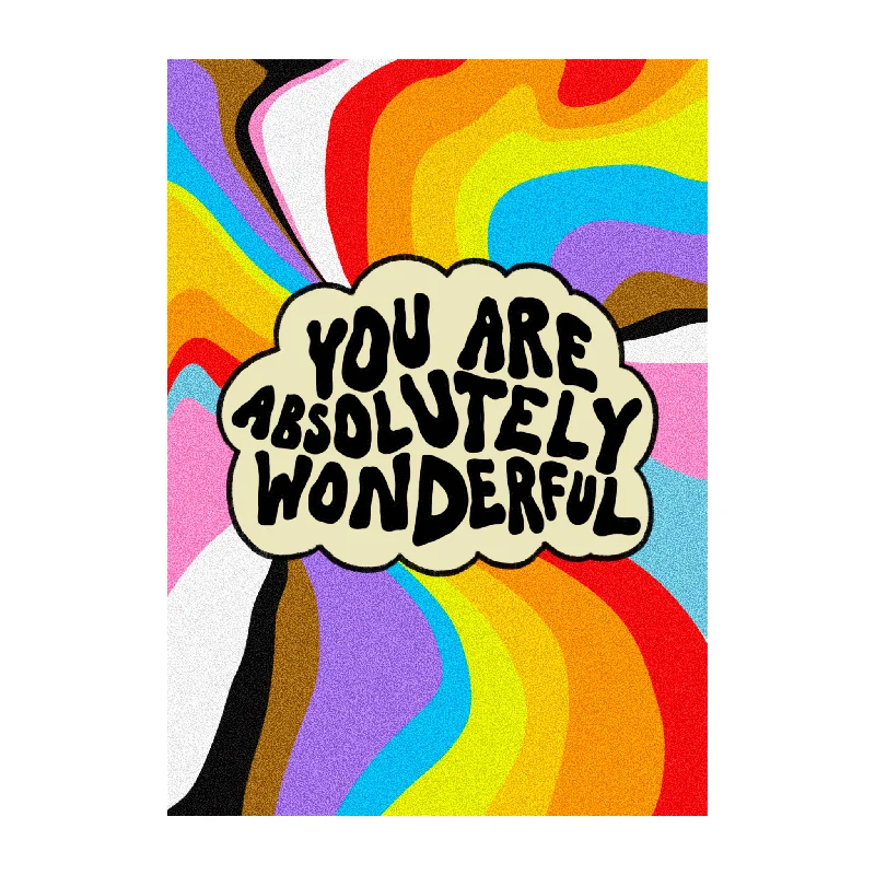 Greeting Card - You Are Wonderful