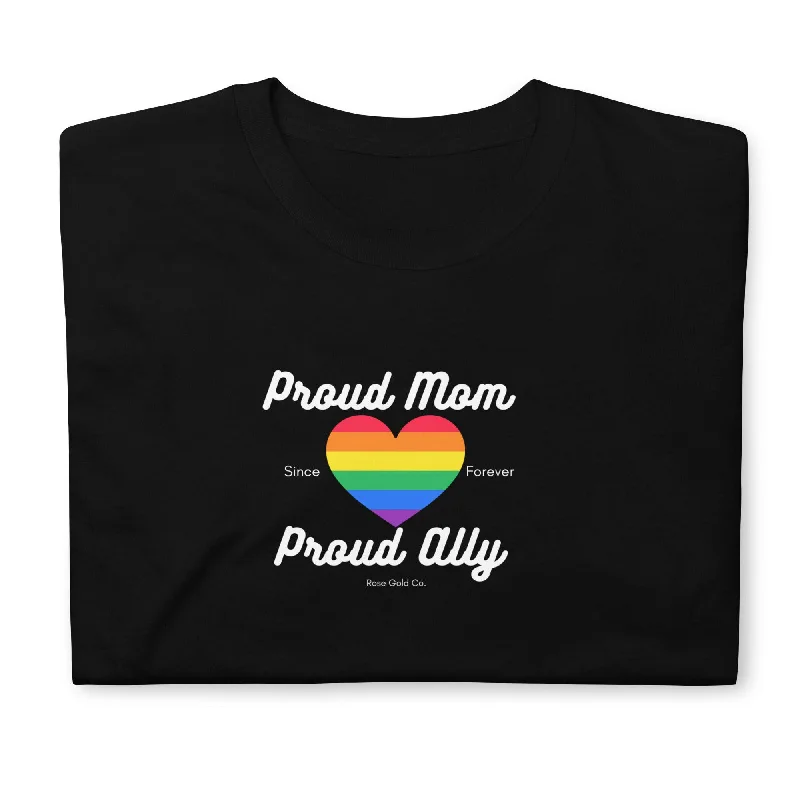 Best graphic pride t-shirts for summer festivals--Proud Mom Ally Pride Short-Sleeve Unisex T-Shirt Best graphic pride t-shirts for summer festivals--Proud Mom Ally Pride Short-Sleeve Unisex T-Shirt