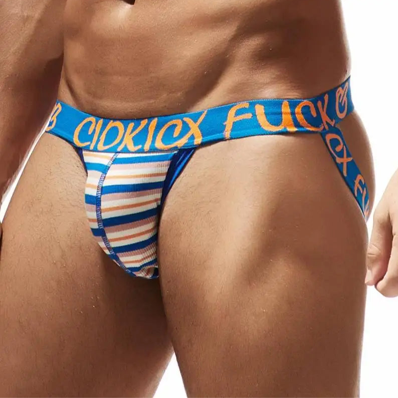Men’s Fuck Striped Jockstrap