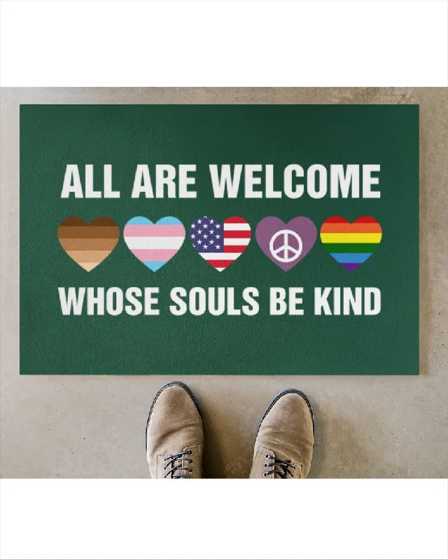 Lgbt Doormat Indoor Entrance, Welcome Pride Mat, All Are Welcome Support Lgbt Gifts, Lesbian Door Mat Lgbt Doormat Indoor Entrance, Welcome Pride Mat, All Are Welcome Support Lgbt Gifts, Lesbian Door Mat