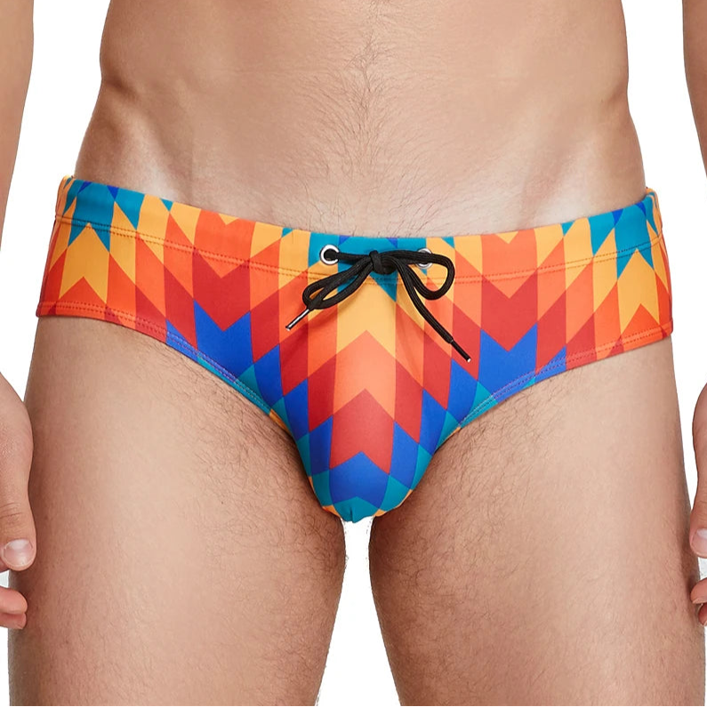 SEOBEAN Men’s Blaze & Daze Swim Briefs
