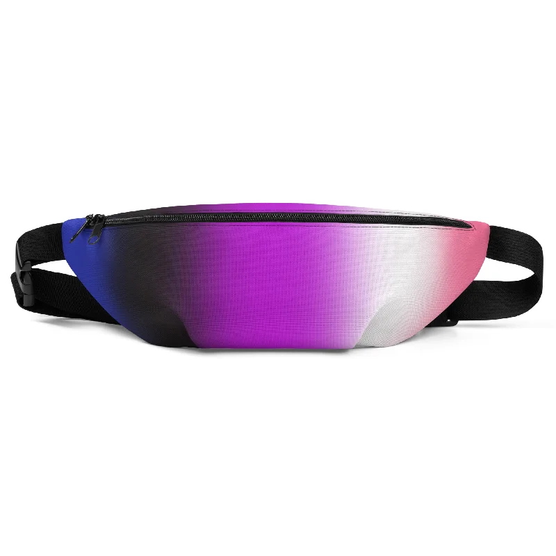 Genderfluid Pride Crossbody Fanny Pack - Ombre