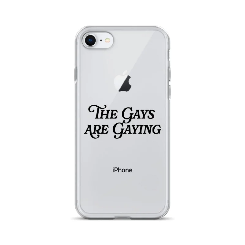 The Gays Are Gaying iPhone Case
