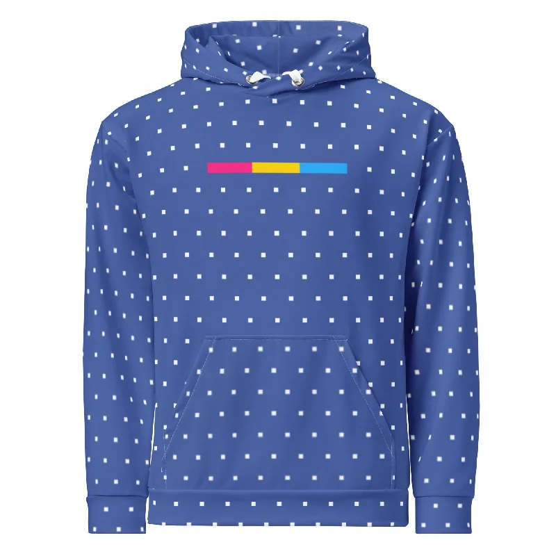 Hoodies with rainbow lightning and equality signs--Pansexual Hooded Sweatshirt