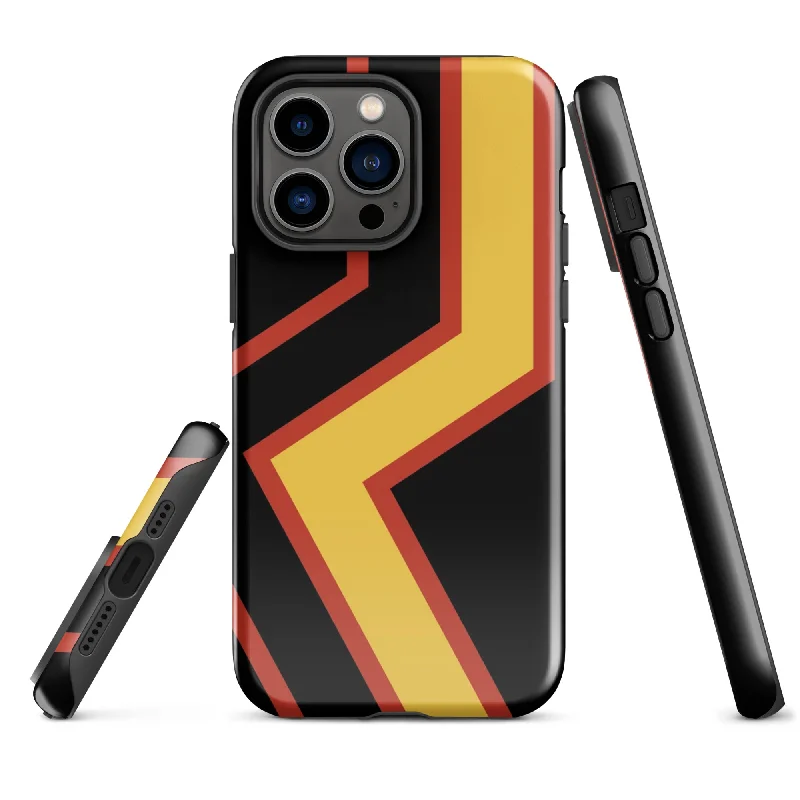 Rubber Latex Pride Flag Tough Case for Apple iPhone