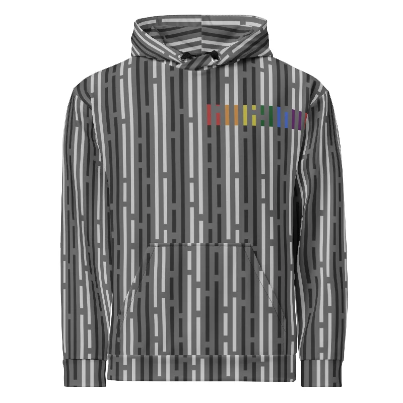 Hoodies with bold queer pride graphic designs--Ally Pride Hoodie