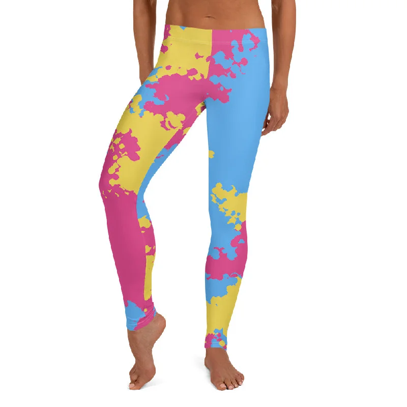 Pansexual Pan Pride Women's Leggings Yoga Pants - Ombre