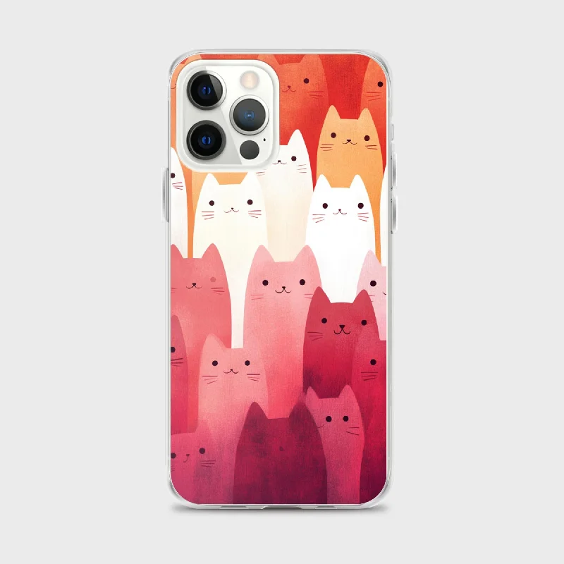 Lesbian Pride Cats iPhone® Case