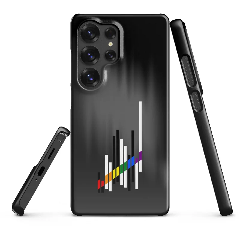 Striped LGBTQ+ Ally Pride Samsung® Fitted Shell