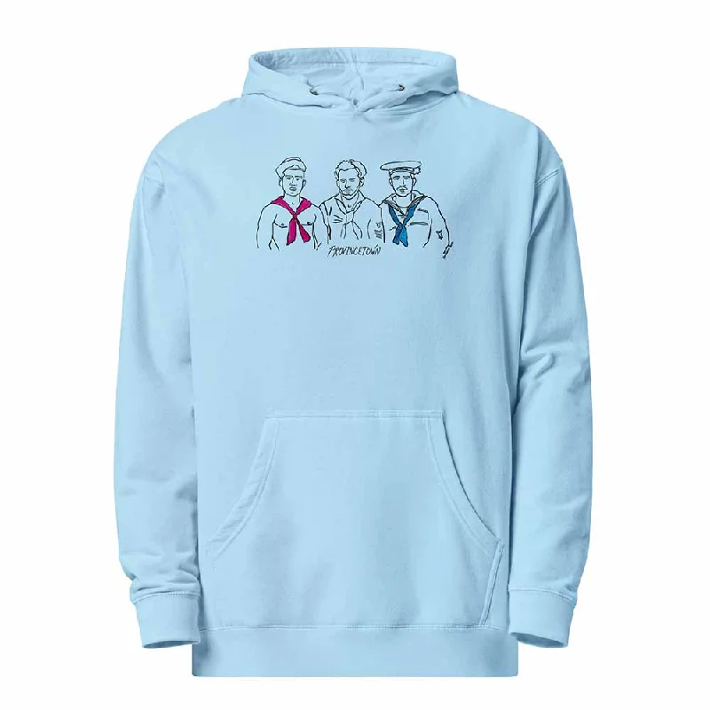 Best hoodies for LGBTQ+ pride fundraisers--Seamen Provincetown Hooded Sweatshirt
