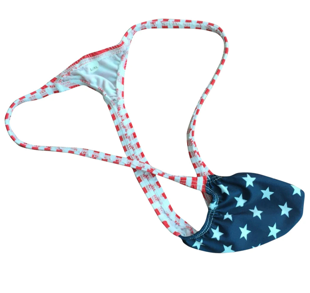 Men’s Star-Spangled Tease Patriotic Thong
