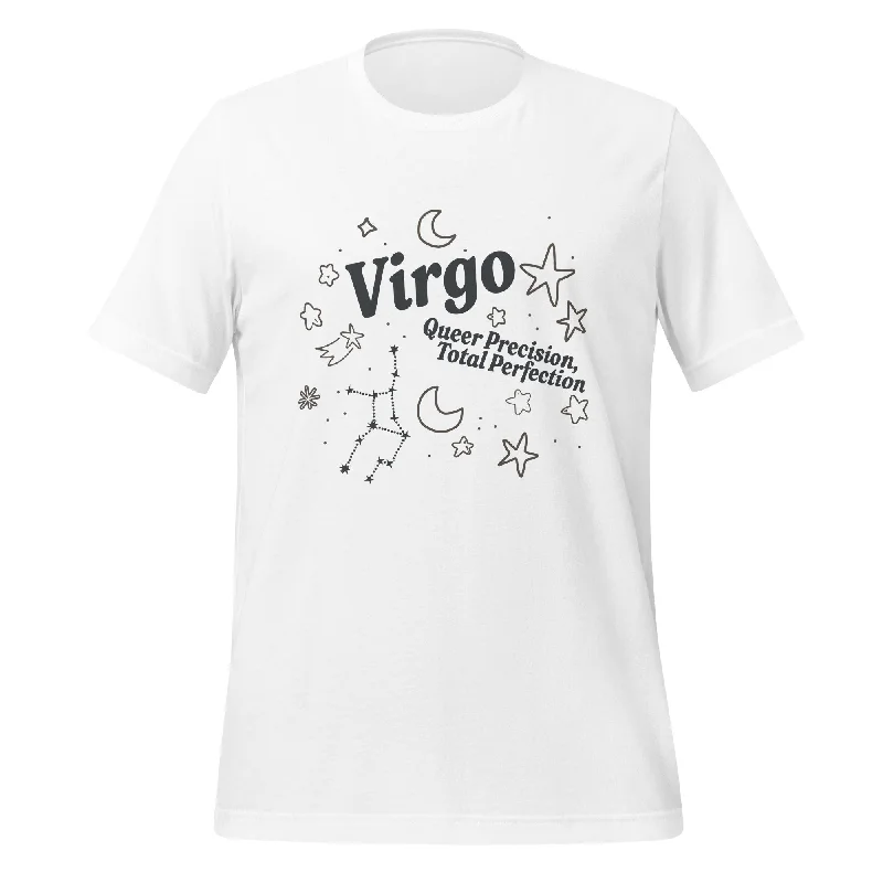 Best graphic tees for pride month fundraisers--Virgo Queer Precision, Total Perfection Unisex T-Shirt Best graphic tees for pride month fundraisers--Virgo Queer Precision, Total Perfection Unisex T-Shirt