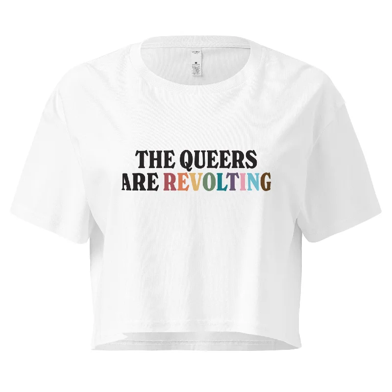 The Queers Are Revolting Unisex Crop Top