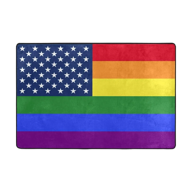 Rainbow Flag Pride Door Mat Inside Outside Non Slip Doormat For Entrance Way Outdoors Indoor Rainbow Flag Pride Door Mat Inside Outside Non Slip Doormat For Entrance Way Outdoors Indoor