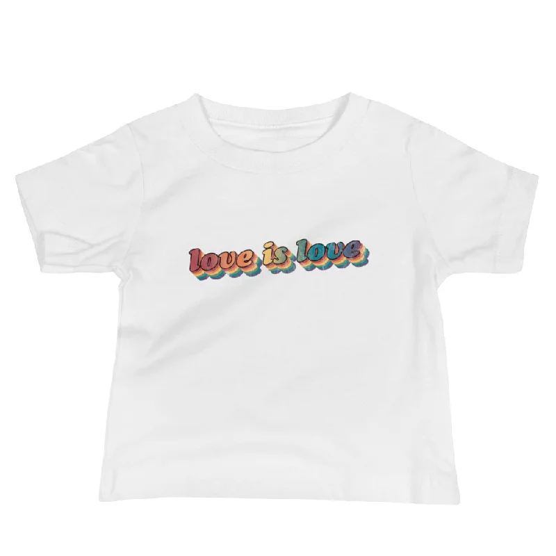 Retro Love is Love Baby T-Shirt
