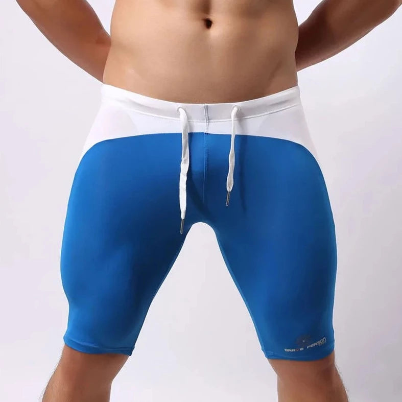 Brave Person Two Toned Knee High Gym Shorts