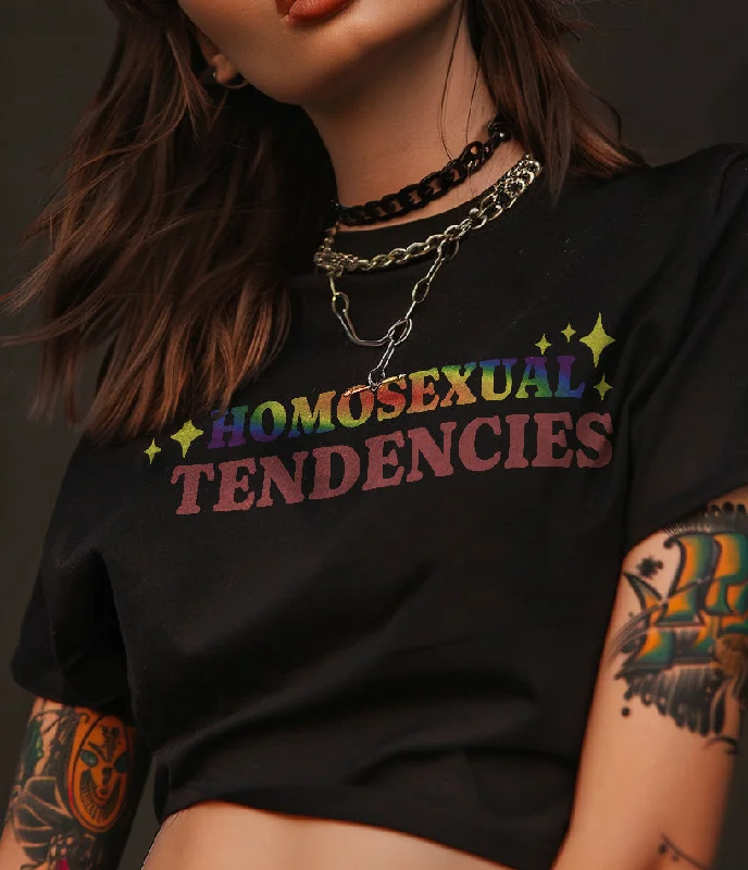 Homosexual Tendencies Crop Tee