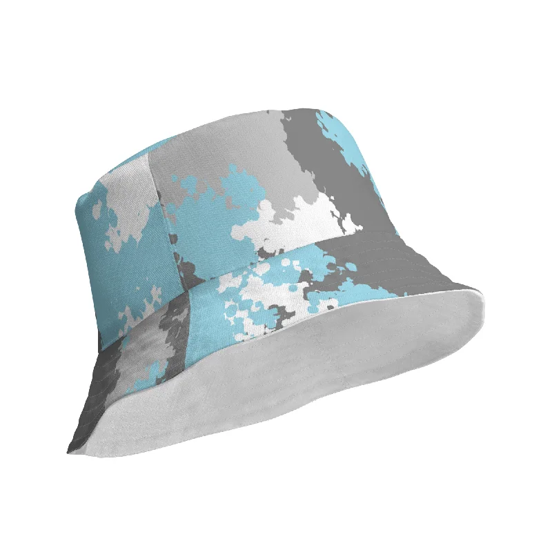 Demiboy Pride Reversible Bucket Hat in Camo