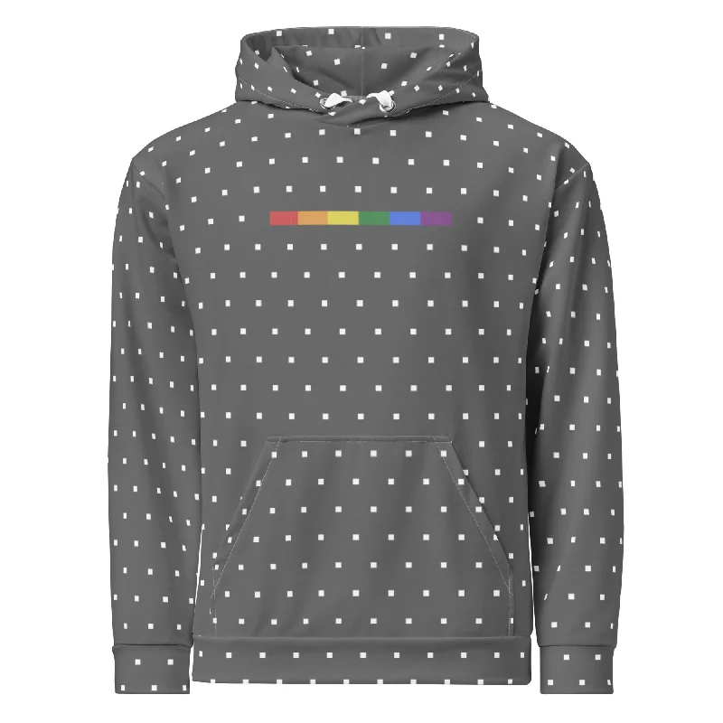 Hoodies with inclusive love is love messages--Gay Hooded Sweatshirt