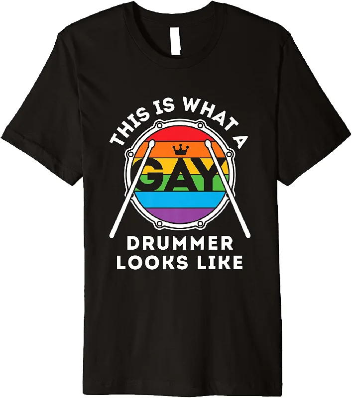 LGBT Pride Month Gift For Drummer Gay, T Shirt For Drummer LGBT, Drummer Gay Shirt