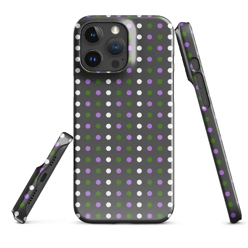 Polka Dots Genderqueer iPhone® Guard