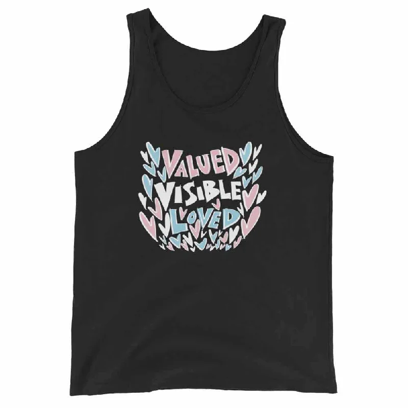 Valued Visible Loved Tank - Advocates 4 Trans Equality