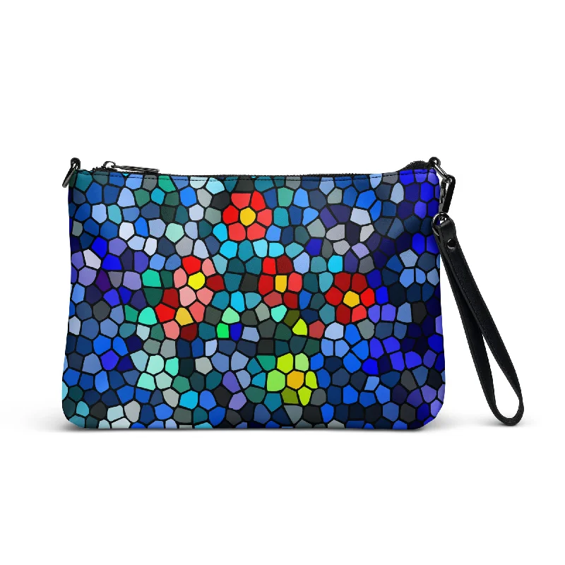 Abstract Stained Glass Petals Handbag