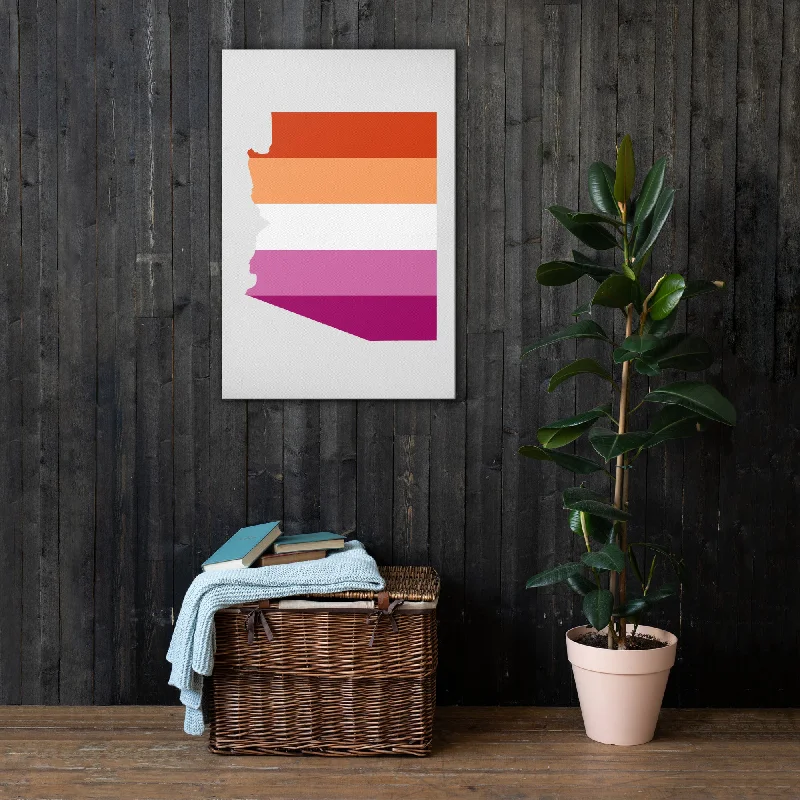 Arizona Lesbian Pride Canvas Wall Art