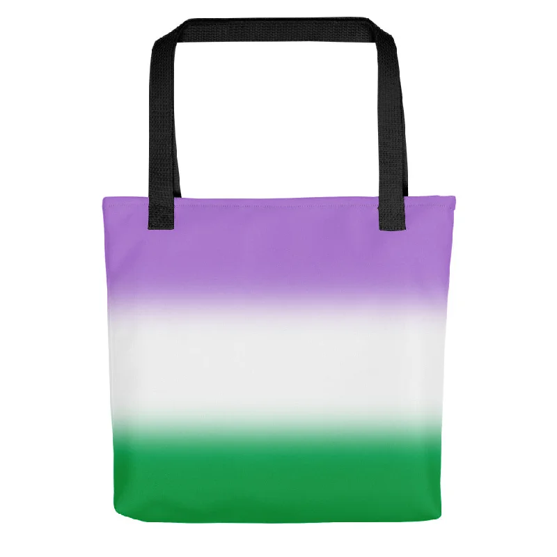 Genderqueer Pride Tote Bag - Ombre