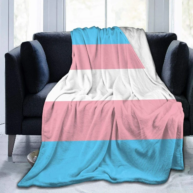 Blanket Transgender Pride Flag Lgbt Throw Blanket Ultra Soft Blanket For Trans, Trans Gift Blanket Transgender Pride Flag Lgbt Throw Blanket Ultra Soft Blanket For Trans, Trans Gift