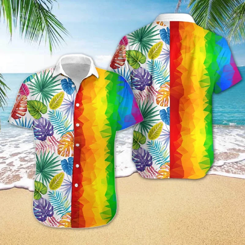 Graphic pride t-shirts with bold love wins slogans--Lgbt Summer Vacation Hawaiian Shirt, Lgbt Low Poly Hawaiian Shirt, Summer Hawaiian Shirt For Gaymer And Lesbian Graphic pride t-shirts with bold love wins slogans--Lgbt Summer Vacation Hawaiian Shirt, Lgbt Low Poly Hawaiian Shirt, Summer Hawaiian Shirt For Gaymer And Lesbian