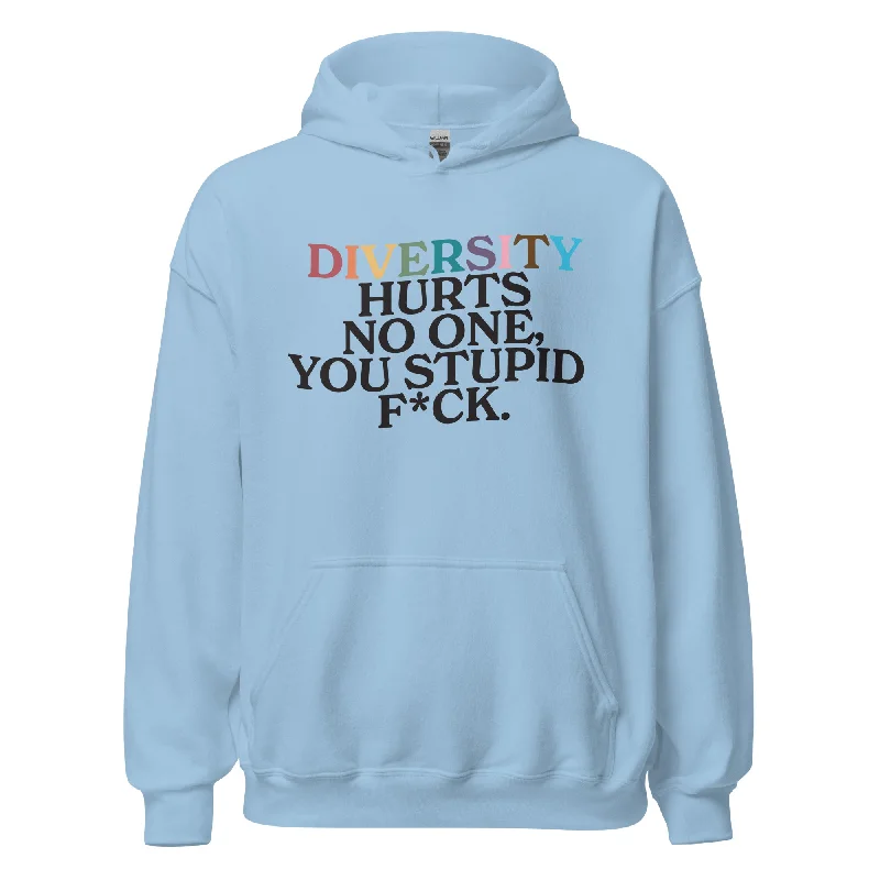 Best hoodies for pride ally gifts and support--Diversity Hurts No One Unisex Hoodie