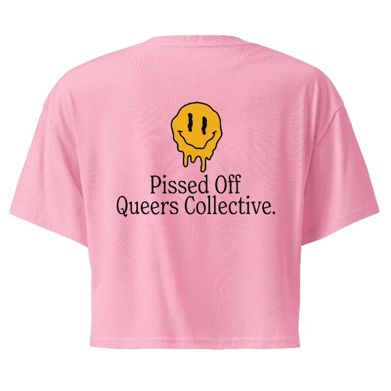 Pissed Off Queer Collective Unisex Crop Top