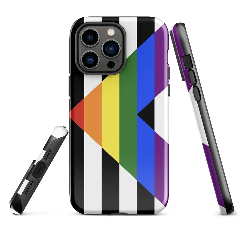 Straight Ally Pride Flag Tough Cell Phone Case for Apple iPhone