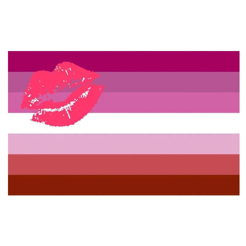 Lesbian Pride Flag 3x5 - Lipstick Lesbian