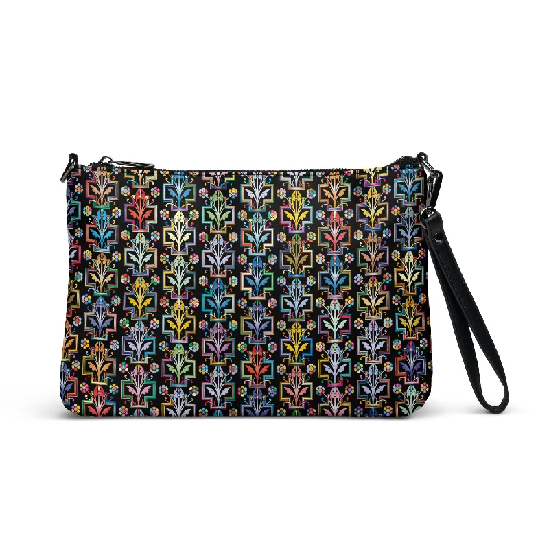 Colorful Floral Art Deco Purse Handbag