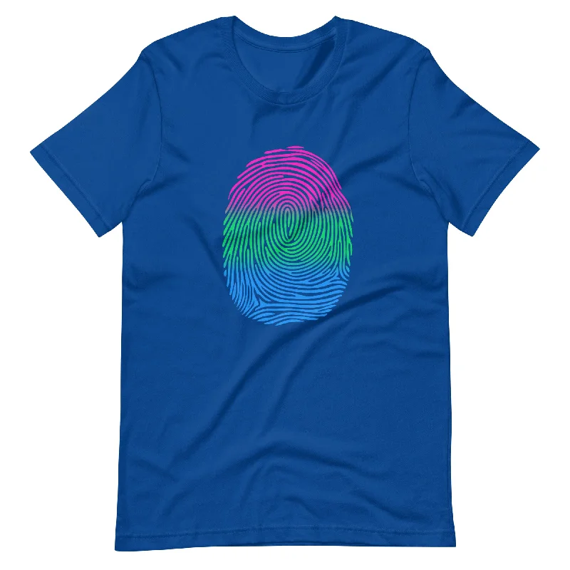 Polysexual Poly Pride Identity Fingerprint Shirt - Unisex