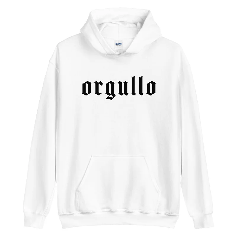 Lightweight hoodies for spring pride parades--Orgullo Hoodie