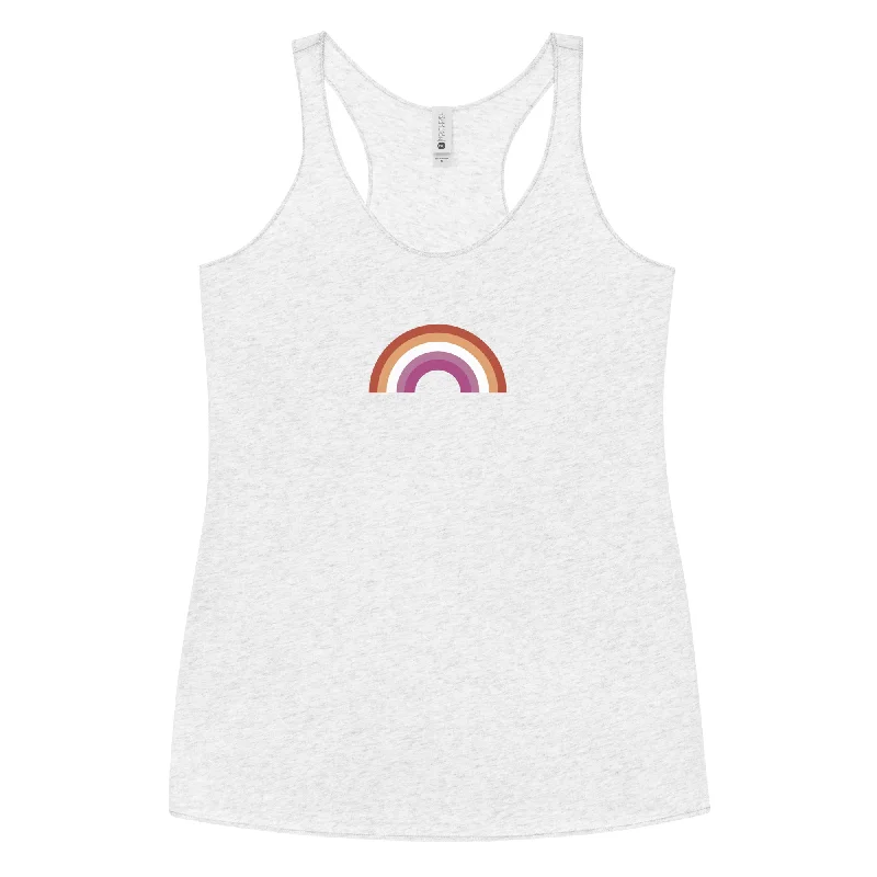 Lesbians Are Natural Leaders Women's Racerback Tank Top