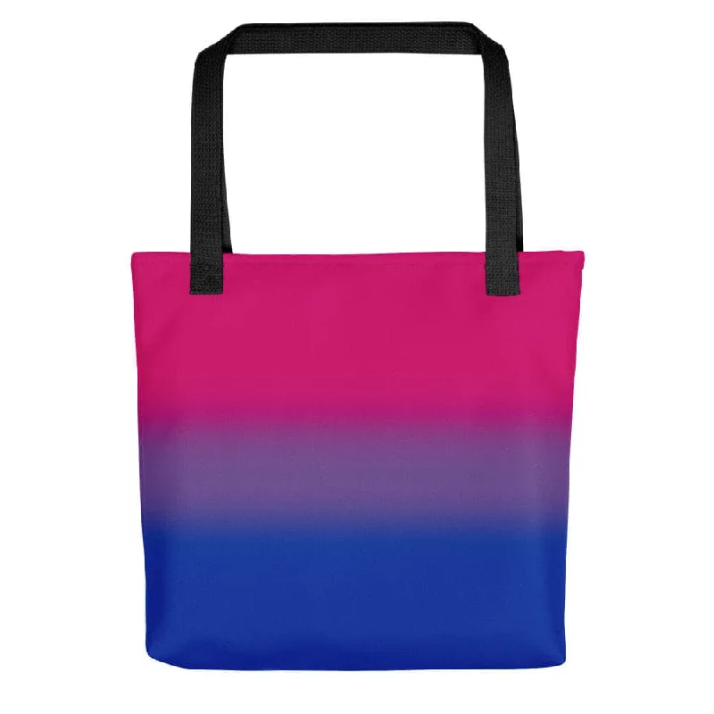 Bisexual Bi Pride Tote Bag in Ombre