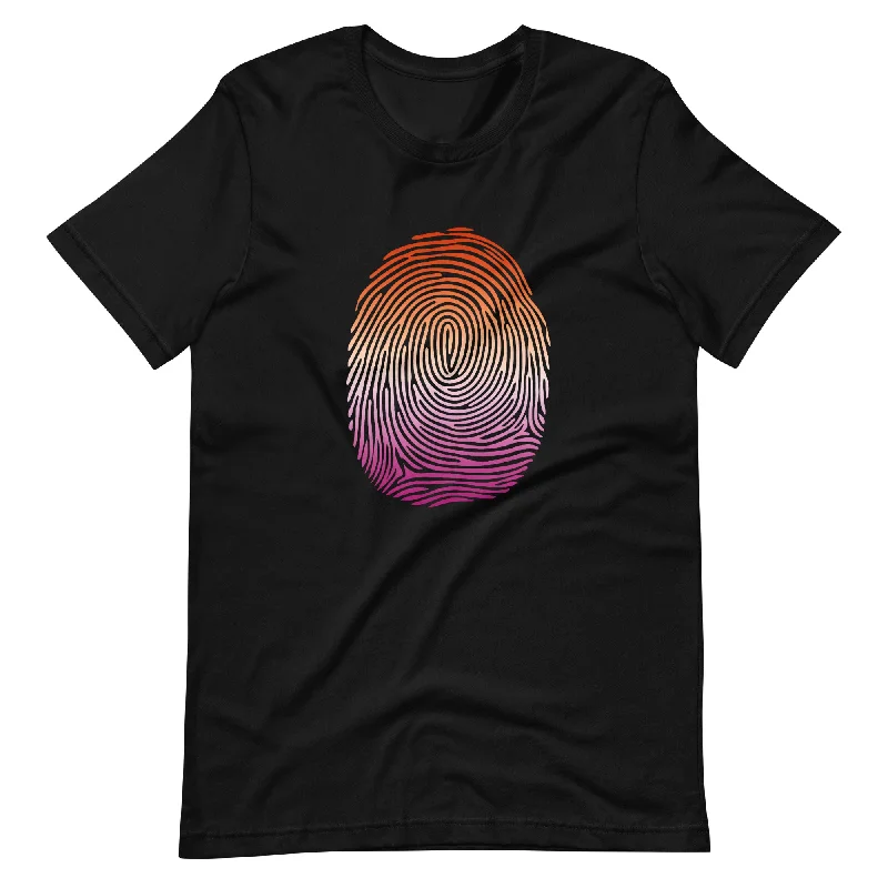 Lesbian Pride Identity Fingerprint Shirt