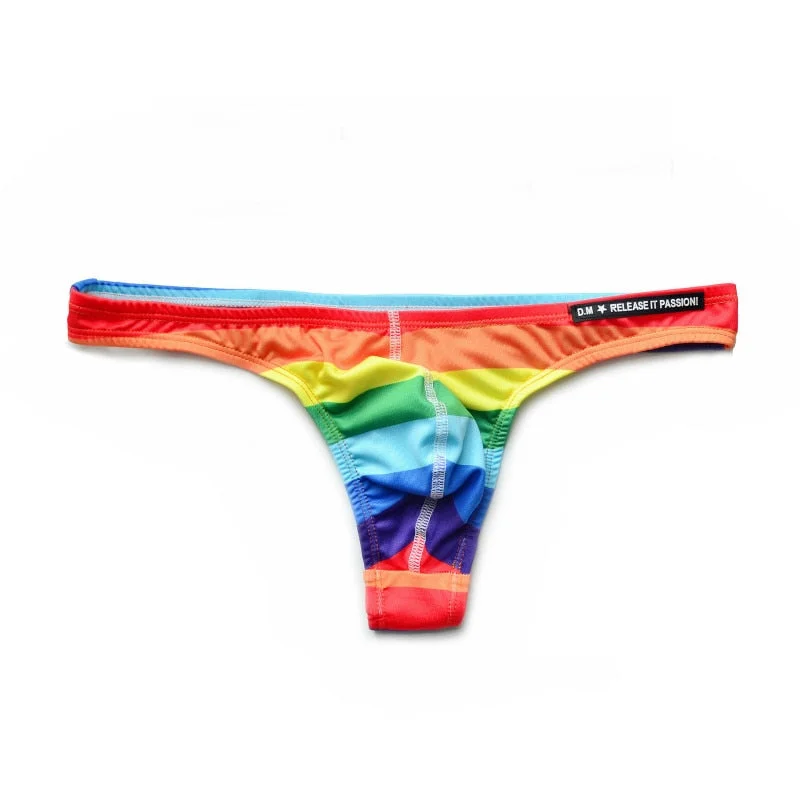 Best graphic tees for queer youth and students--LGBT Gay Pride Rainbow Thong