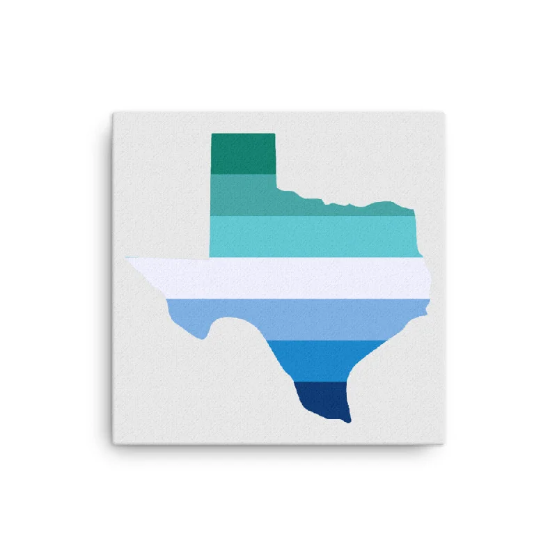 Texas Gay MLM Pride Vincian Canvas Wall Art