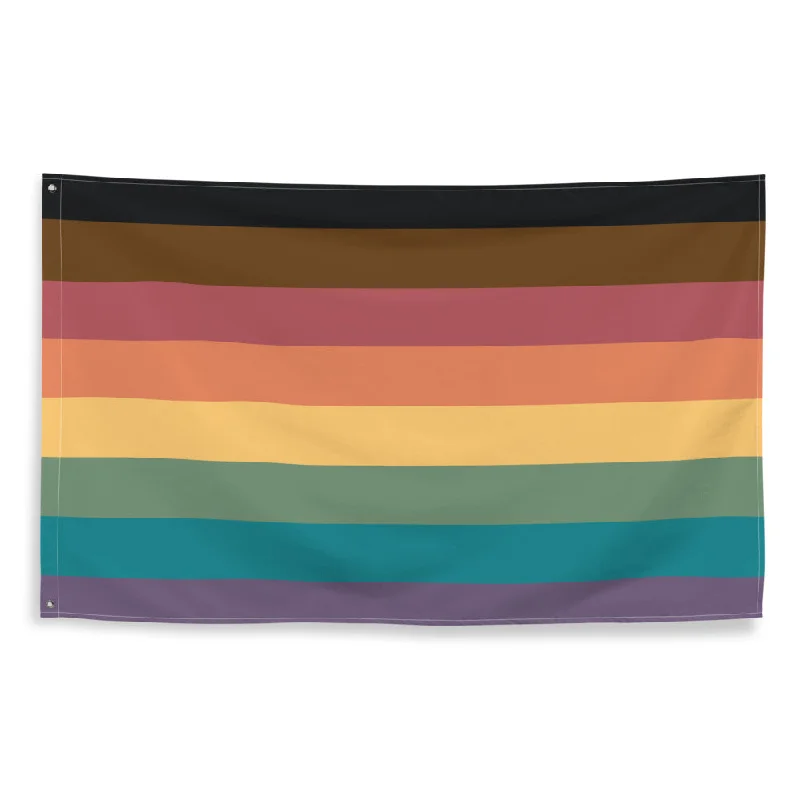 More Color, More Pride Single-Sided Flag