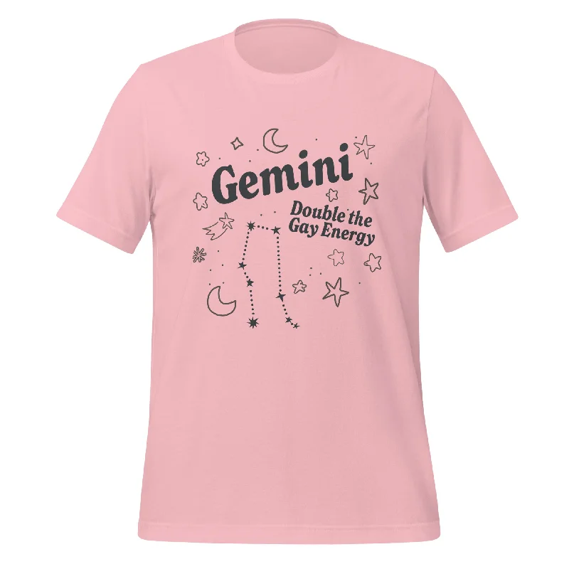 Gemini Double The Gay Energy Unisex T-Shirt