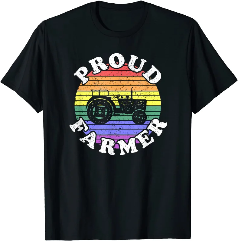 Proud Farmer Lesbian Shirt, Gay Farmer Pride Shirt, Funny Gift For Pride Month LGBT